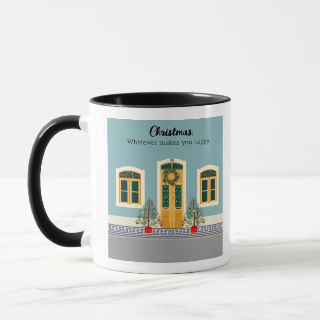 Taza Casa de Navidades portugueses festivos (Izquierda)