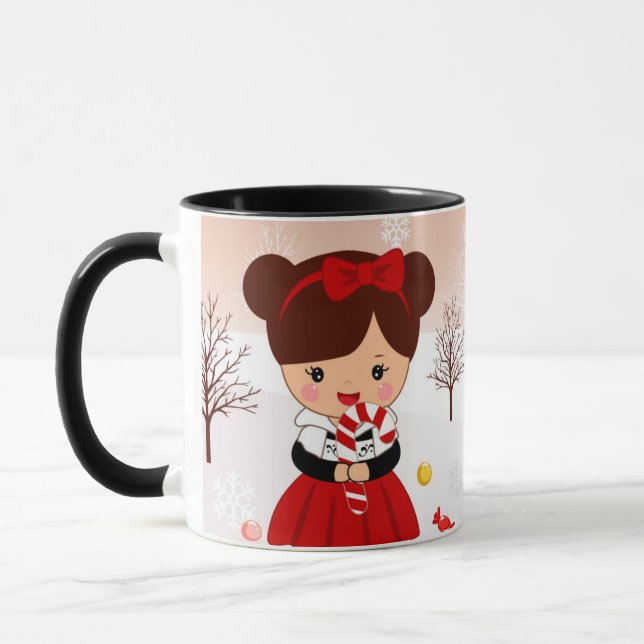 Taza Casa de pan de jengibre y niña pequeña MUG (Izquierda)