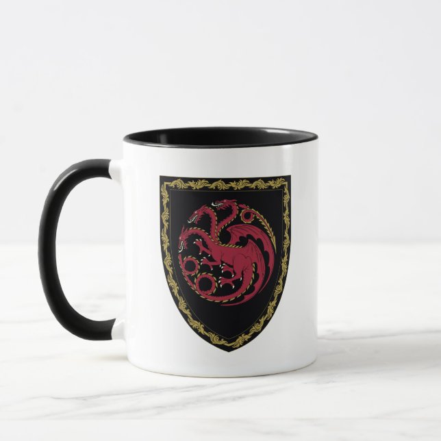 Taza CASA DEL DRAGÓN | Escudo de House Targaryen (Izquierda)
