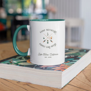 Taza Casa del lago familiar Monograma