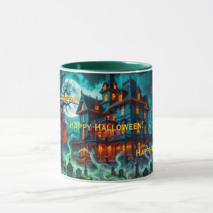 Taza Casa espeluznante junto al cementerio embrujado