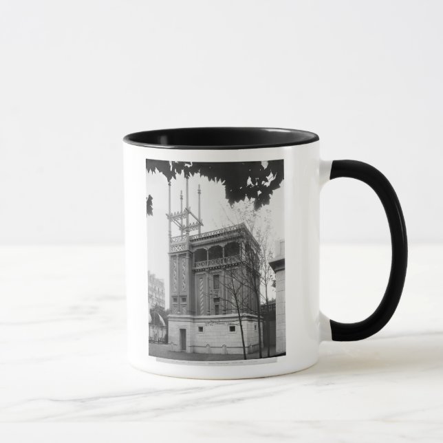 Taza Casa fenicia, exposición universal, París (Derecha)