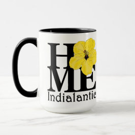 Taza CASA Hindúltico Amarillo Hibiscus 15oz