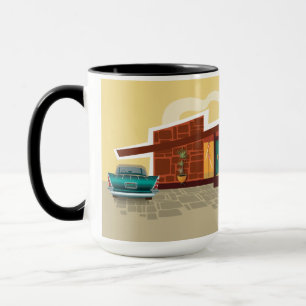 Taza Casa moderna de estilo Angle Roof Mid Century - SE