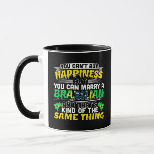 Taza Casarse con un brasileño - La felicidad de Brasil