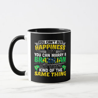 Taza Casarse con un brasileño - La felicidad de Brasil