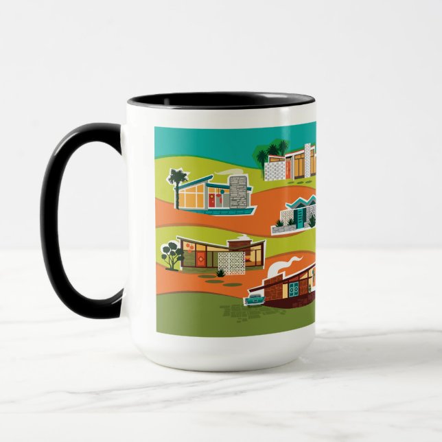 Taza Casas modernas de mediados del siglo XX (Izquierda)