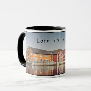 Taza Casas pintadas de Noruega