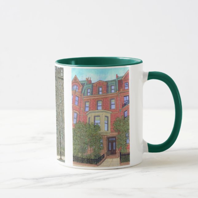 Taza Casas urbanas de Boston (Derecha)