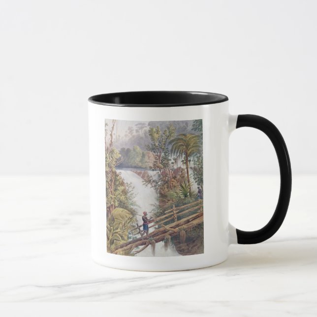 Taza Cascada de Itamaraty en el Serra DA Estrela (Derecha)