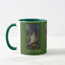 Taza Cascada de las Montañas Rocosas (1898) por Albert 