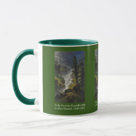 Taza Cascada de las Montañas Rocosas (1898) por Albert 