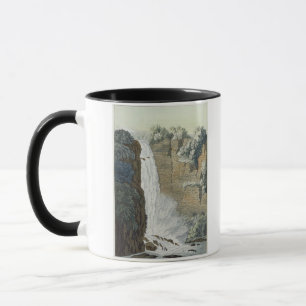 Taza Cascada de Tequendama en el río de Bogotá,