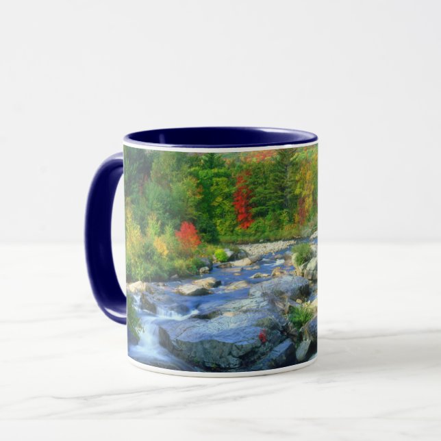 Taza Cascada Flume | Montañas Adirondack (Anverso izquierdo)