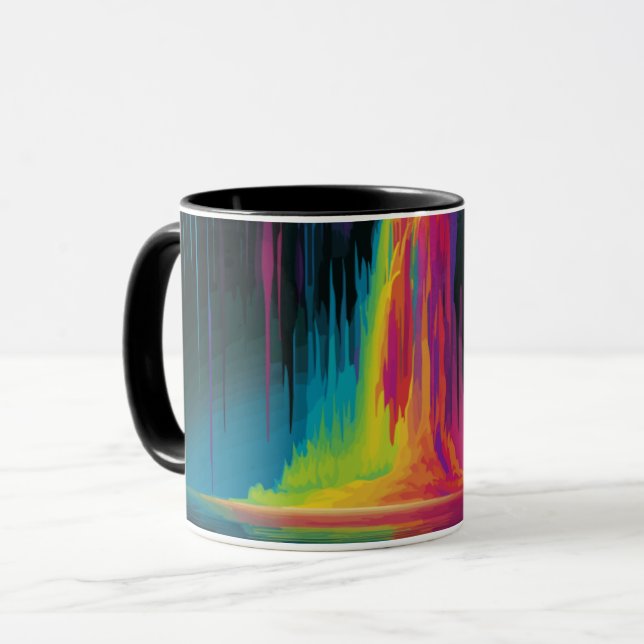 Taza Cascada mágica, cautivadora serenidad (Anverso izquierdo)