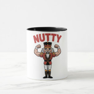 Taza Cascanueces divertido de Navidad Fitness natural d