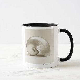 Taza Cáscara Pearlised del mar del nautilus