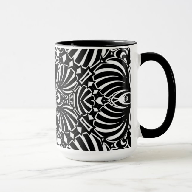 Taza Cáscaras abstractas del mar (Derecha)