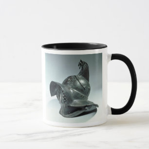 Taza Casco de bronce del gladiador de Thracian, romano,