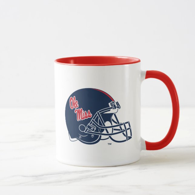 Taza Casco de fútbol Ole Miss | Azul oscuro (Derecha)