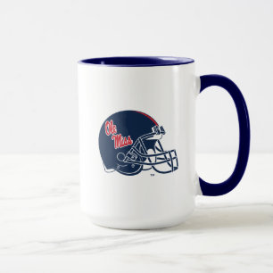 Taza Casco de fútbol Ole Miss Azul oscuro