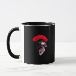 Taza Casco espartano del griego clásico