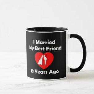 Taza Casé a mi mejor amigo hace 18 años