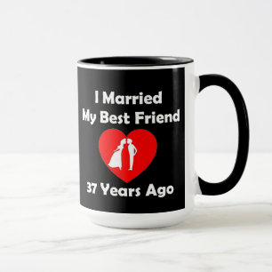 Taza Casé a mi mejor amigo hace 37 años