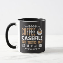 Casefiles de Café Dos Cosas Que Me Mantienen Al Dí