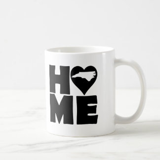 Taza casera del estado del corazón de Carolina del