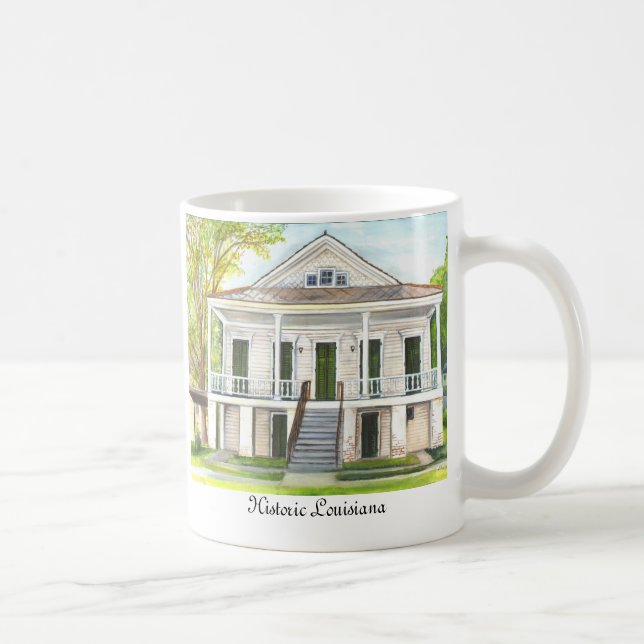 Taza casera histórica de Luisiana (Derecha)