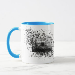 Taza Casete de audio retro