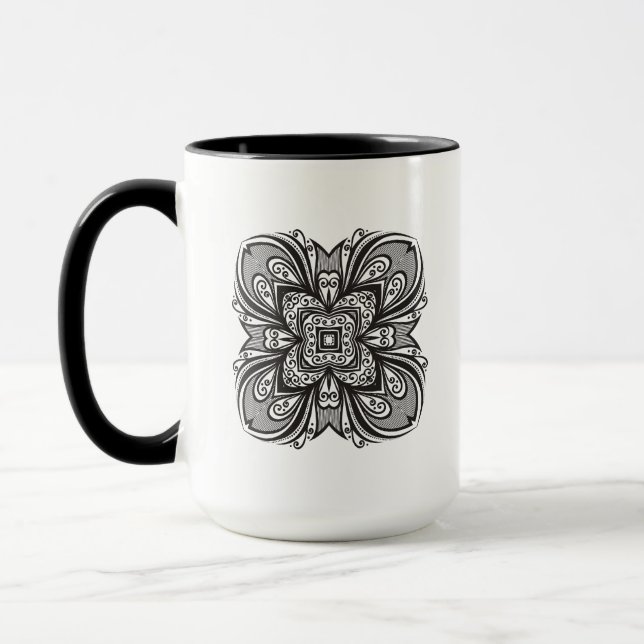 Taza Casilla negra de Deco inspirada (Izquierda)