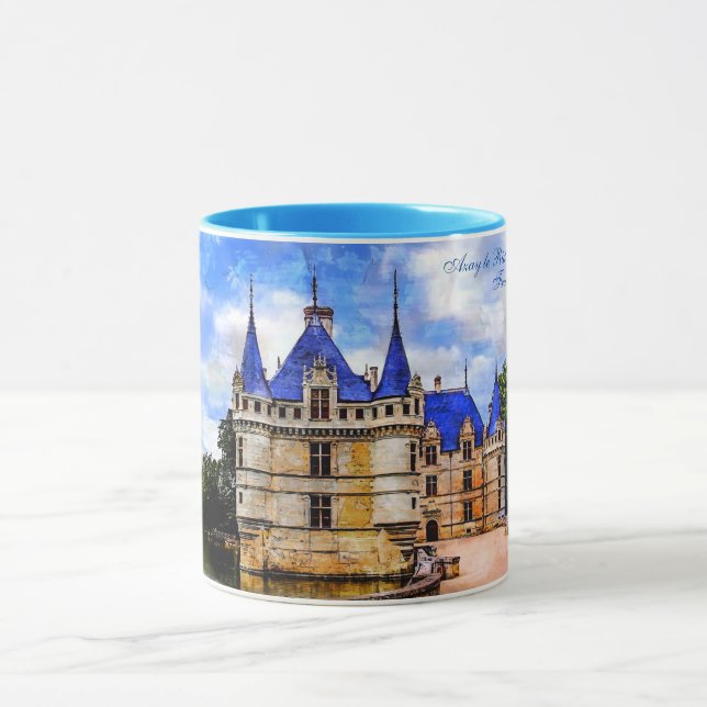 Taza Castillo Azay le Rideau, Valle del Loira, Francia. (Centro)