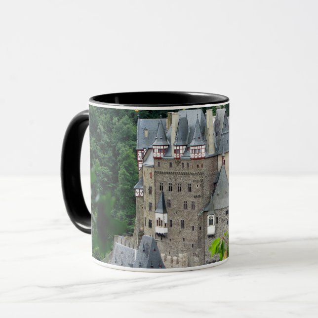 Taza Castillo Burg Eltz cerca del valle del río Mosel,  (Anverso izquierdo)