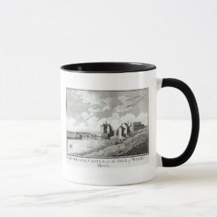 Taza Castillo de Carisbrook, isla del Wight, placa I