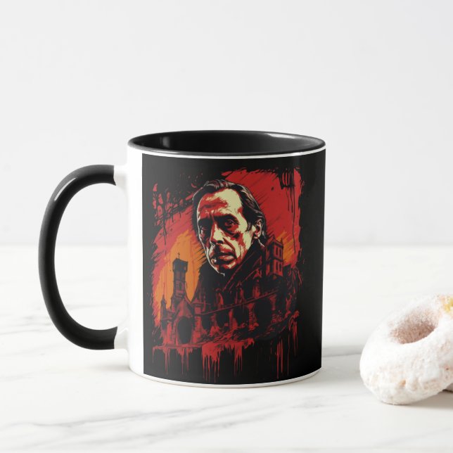 Taza Castillo de luna de sangre (Con donut)