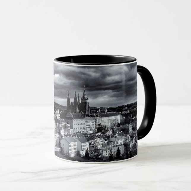 Taza Castillo de Praga Panorama, Arte Checo (Hradcany) (Anverso derecho)