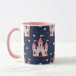 Taza Castillo de rosa caprichoso - Inspirado en el cuen