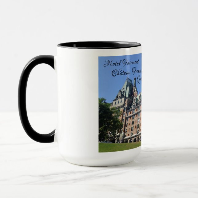 Taza Castillo francés Frontenac Quebec de Fairmont del (Izquierda)