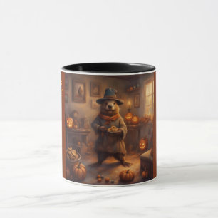 Taza Castor de cuento de hadas bruja truco o trato