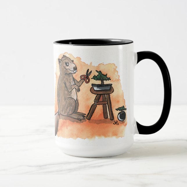 Taza Castor de los bonsais (Derecha)