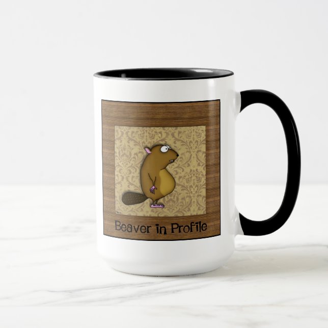 Taza Castor en perfil (Derecha)