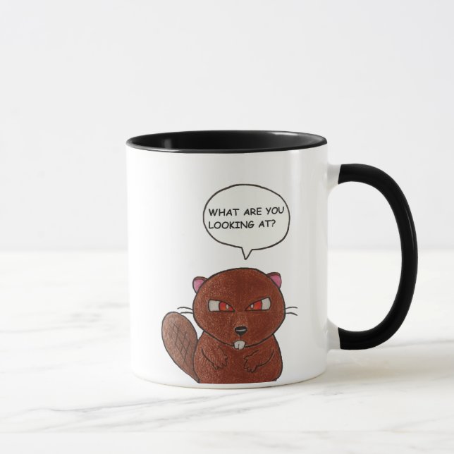 Taza Castor enojado (Derecha)