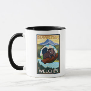 Taza Castor y capilla del Mt. - Welches, Oregon