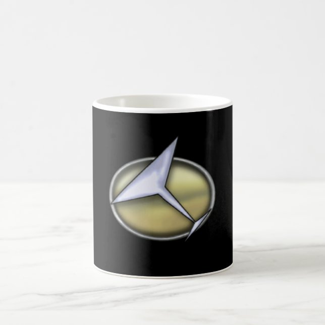 Taza casual del logotipo de la bandera (Centro)