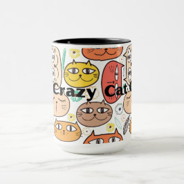 Taza Cat Crazy Mug