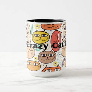 Taza Cat Crazy Mug