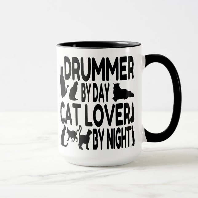 Taza Cat Lover Drummer (Derecha)