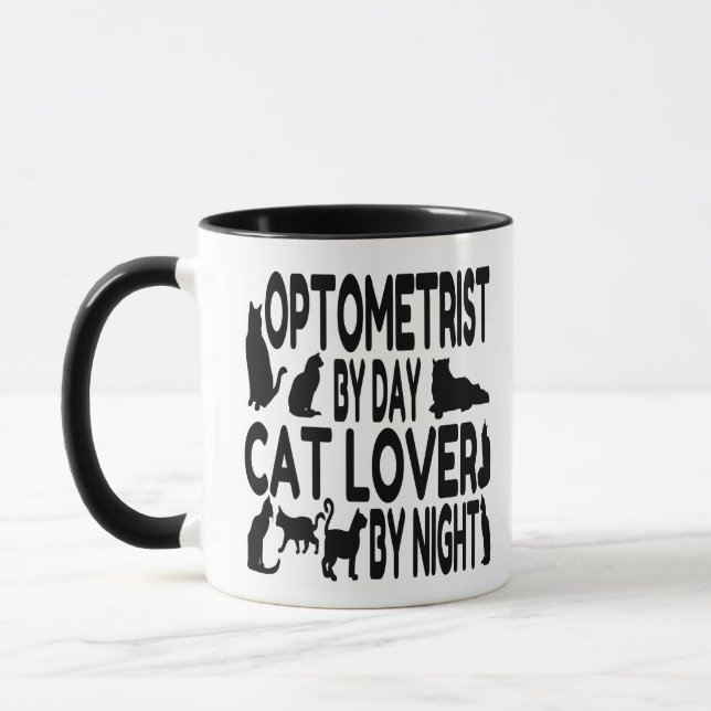 Taza Cat Lover Optometrist (Izquierda)
